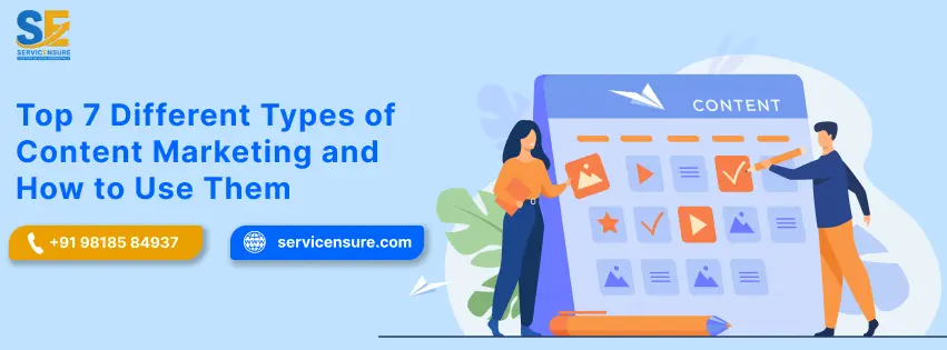 different types of content marketing