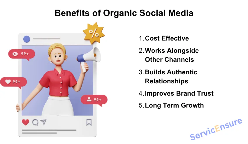 benefits of organic social media